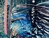 River's Edge Night Fall